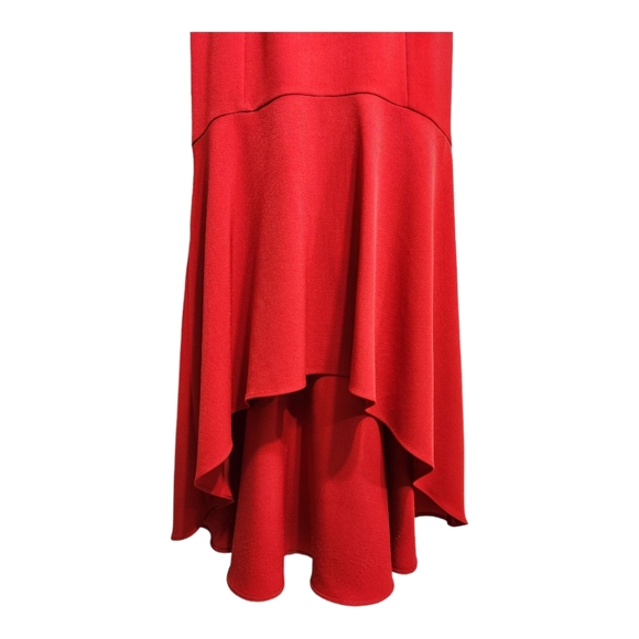 Karl Lagerfeld Paris size 2 elegant evening gown red with pearl embellishments - Picture 9 of 9